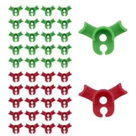 Hsthe Sea Pack of 40 Plant Benders and Plant Trainer Clips for Efficient Plant Support and Training Gardening Essential for Gentle Branch Bending and Training 90 Degree