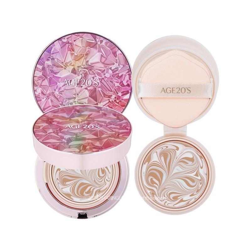 AGE20S Essence Pact Aura No. 21 Main Product + Refill