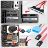 ELFJMZP Dual-Port eSATA Bracket, Desktop SATA to External eSATA Expansion,