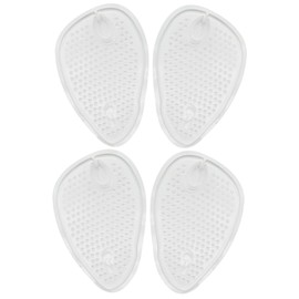 Healeved 8pairs Transparent Gel Insoles for High Heels Breathable Half Cushion Inserts Comfortable Forefoot Pads for Slippers Anti- Shoe Comfort for All-day Wear