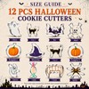 Halloween Cookie Cutters Set, 12 Pack Stainless Steel for Halloween