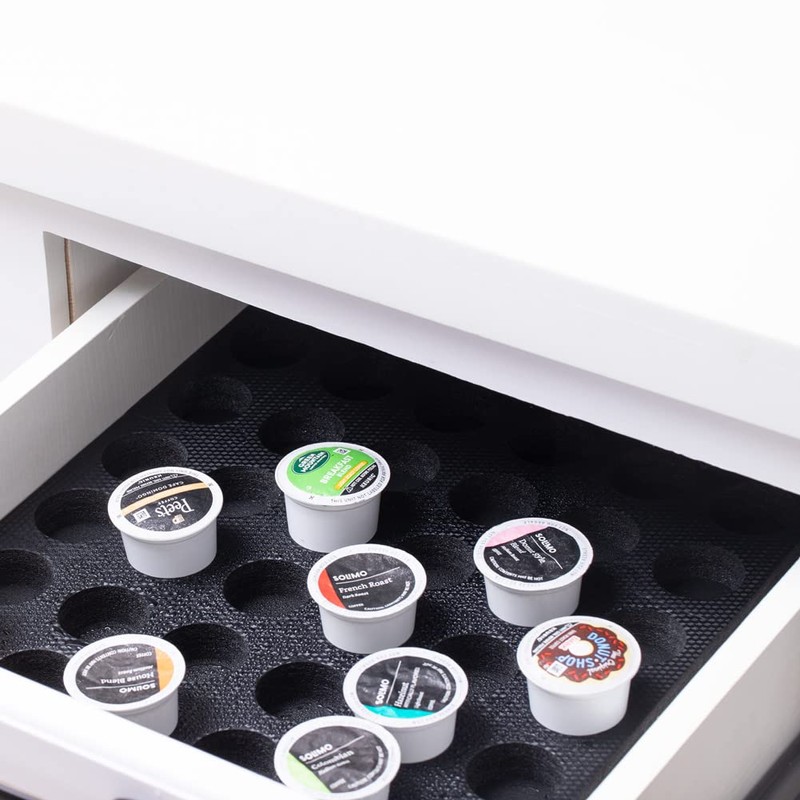 wobivcs Coffee Pod holder DIY Size Organizer 60 Compatible Tray