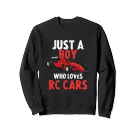 Boy Who Loves RC Cars Racing Radio Controlled Car Model Sweatshirt