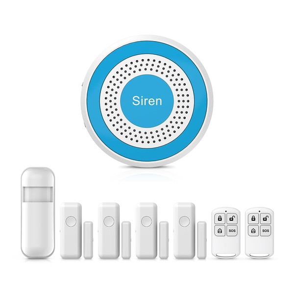 PGST Wireless Alarm System for Home Security,DIY WiFi Alarm Siren