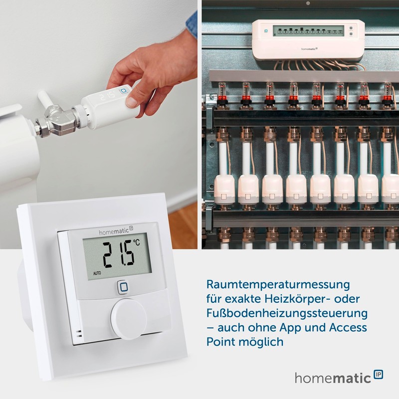 Homematic IP wall thermostat with switching output - for brand