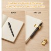 4 Pcs Notebook Pen Holder, Gold Adjustable Pen Clip Holder