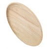 Elegant Round Wood Tea Tray Sushi Snacks Fruits Serving Plate