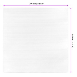 KEILEOHO Pack of 150 30 x 30 cm Packaging Material Foam Film, Foam Packaging Foam Bag Shipping Foam Film Packaging for Packaging Moving Tableware, White