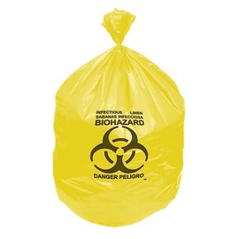 Healthcare Liners by Heritage Bag, when Safety and Perfomance matter. 40"x46", Yellow, 1.3Mil, 200, Healthcare Printed