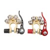 2PCS Car Battery Terminal 4 Way Positive Negative Copper Quick