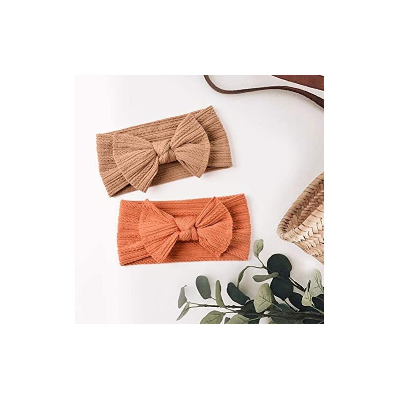 DRESHOW 10 Pack Baby Headbands for Girls Newborn Baby Nylon