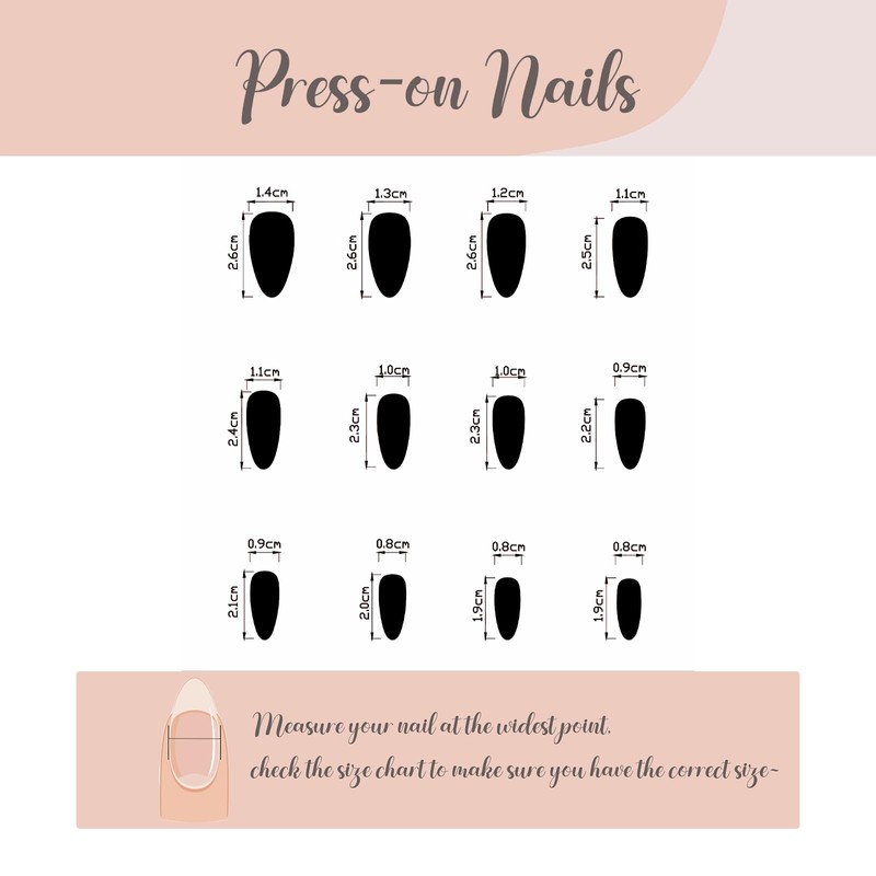 BABALAL Fake Nails BBCRJ3040