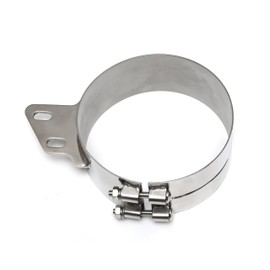Stainless Steel Exhaust Mount Clamps, 6 inch, 7 inch, 8 inch (7 inch)