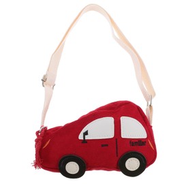 VALICLUD Toddler Crossbody Purse Mini Shoulder Bag for Girls Boys Cartoon Cars Shoulder Bag, red