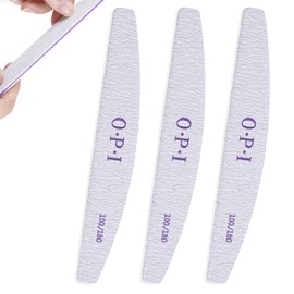 ネイルファイル 3枚セット 100G/180G 半月形 ネイル ヤスリ 両面タイプ ジェルネイル用 爪磨き＆キューティクルケア プロ仕様 ネイルバッファー セルフネイルツール ネイル用品 (半月形)