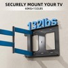 Long Arm TV Wall Mount,Corner TV Wall Mount for 37-75