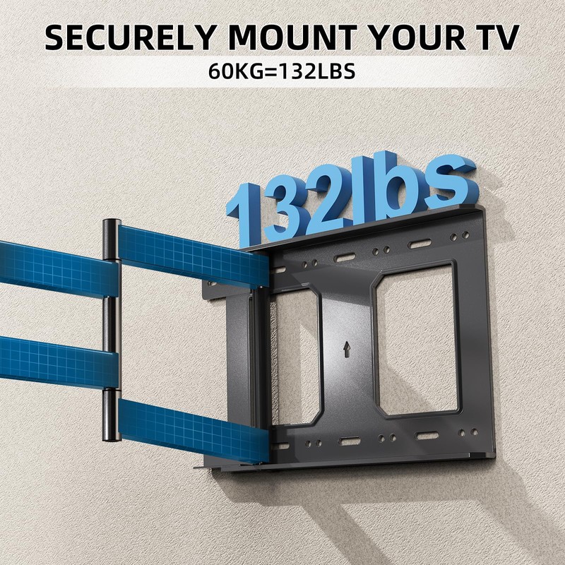 Long Arm TV Wall Mount,Corner TV Wall Mount for 37-75