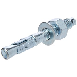 AHC K-ZYTB1075B5 M10 x 75 mm Through Bolts - Zinc Plated (Pack of 5)