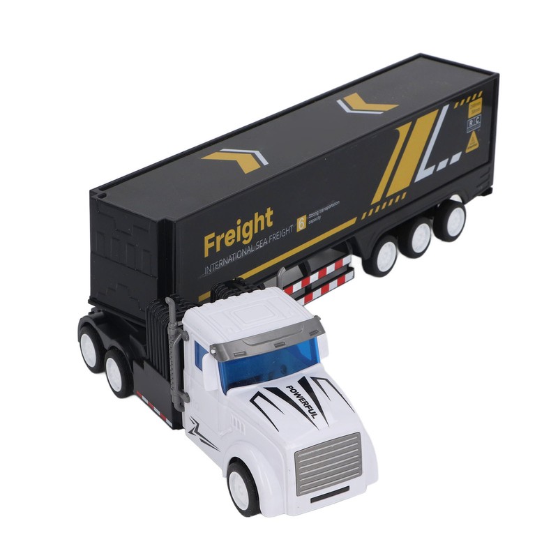Container Truck Toy High Simulation Extended Carriage Container Trailer Model