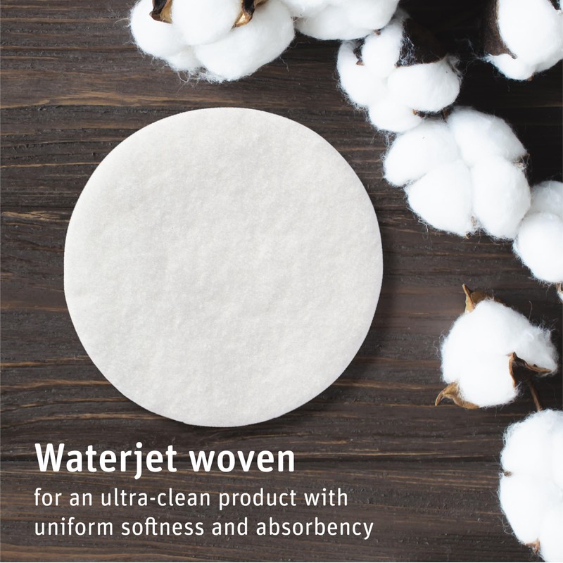 Simply Soft Premium Organic Cotton Rounds, 100 Count (Pack of