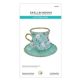Spellbinders Susan Tierney-Cockburn Metal Tea Cup and Saucer Dies