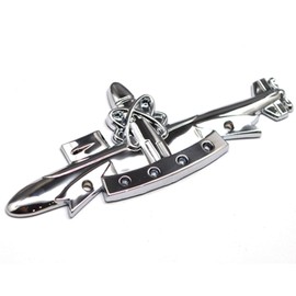 Navy SSBN Submarine Deterrent Patrol Metal Decal Auto Emblem