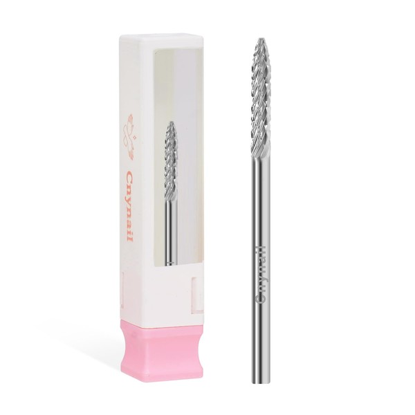 Cnynail 3/32" Under Nail Cleaner Bit Medium Grit Carbide Cuticle