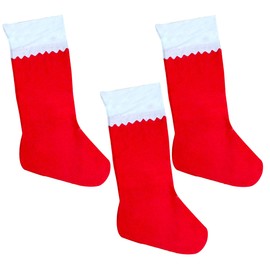 Robelli Huge Jumbo Large 90cm Red Christmas Felt Stocking (3)