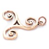 Windalf Trian Celtic Triskele Pendant 4 cm Bronze, Bronze