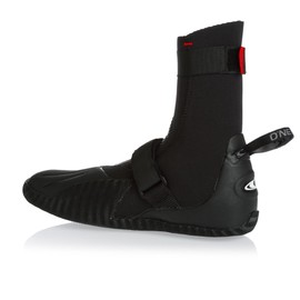 ONeill Heat 5MM Round Toe Wetsuit Boot Boots Black - Unisex - Anti-flush shin strap. 5mm - Torsion control forefoot - Footwear Size - 9
