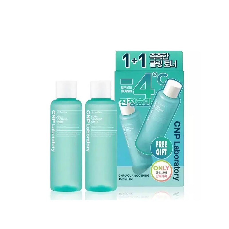 CNF 차앤박(CNP) 아쿠아 수딩 토너 200ml 1+1 기획 Cha-N-Park (CNP)