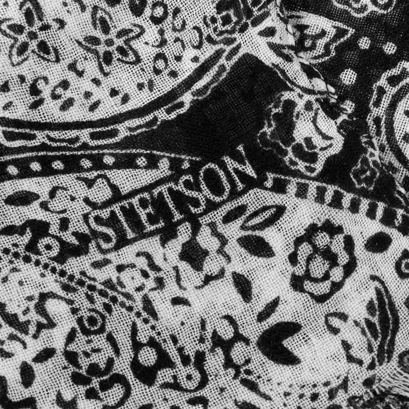 Stetson Paisley Summer Scarf - Scarf Made of 100% Light