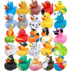 CXJYSD Paquete De 15 Juguetes De Baño De Pato,Adorables Patitos De Baño para Niños,Juguetes De Piscina De Playa De Verano Duck,Premios En El Aula
