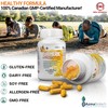 Turmeric Curcumin & Probiotic Capsules - 1000mg (2 caps) Organic