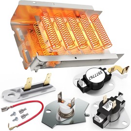 279838, 279816, 3392519, 3387134, 3977767 Dryer Heating Element Thermal Cut-off kit Compatible With Top Brands Replaces With 694511, AP6008270, 306910, 694511, 21900, 214500, AP6008270, 306910