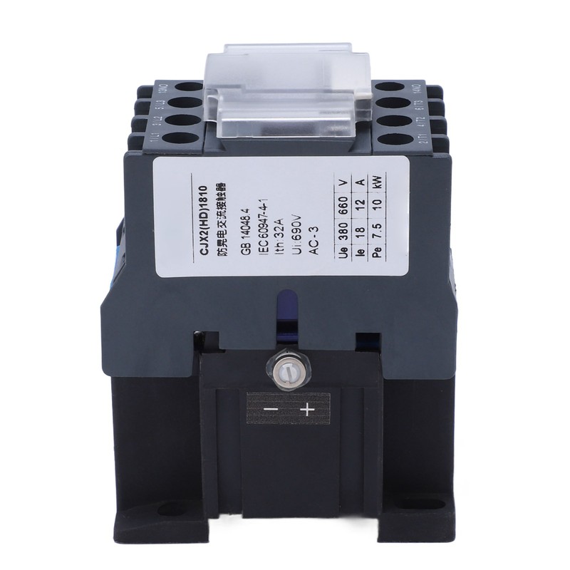 Permanent Magnet Anti Shake Electric Contactor 3 Normally Open AC
