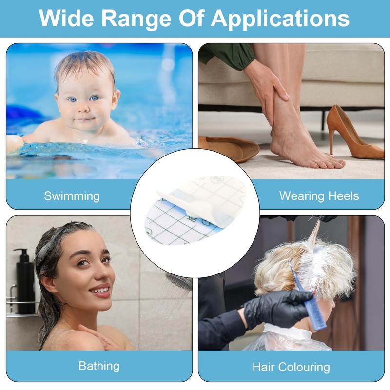 Waterproof Ear Patches, Pack of 200 Ultra Thin Transparent Ear