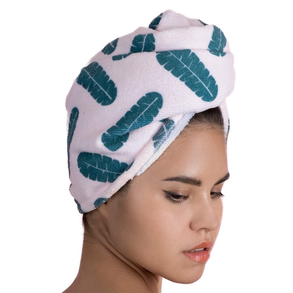 Coco & Eve Hair Towel Wrap. Microfiber Hair Turban for All Hair Types