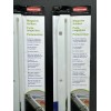 Rubbermaid 2 Rubbermaid 3 Hole Plastic Magazine Holders 3 Ring