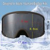 OUTDOOR SPARTA Adult Ski Goggles (9. Grey Frame, Full Lens