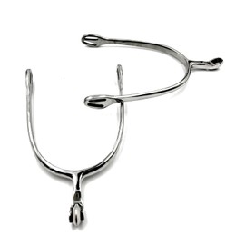 Equine Smile ES1055 ErgoSpur Wheel Spores UFO Wheel Equestrian Spurs Riding Spurs Track High Quality Stainless Steel (Men 40 mm)