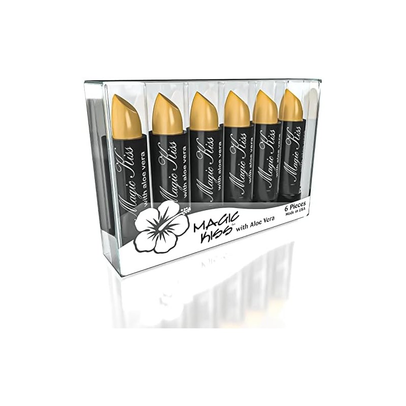 Magic Kiss Juego De 6 Pintalabios Con Aloe Vera Que