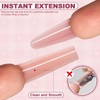 Plman 240 PCS Sandwich Nail Dual Forms, Nail Extension Kit