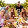 AimFun 50 Pcs Lemon Plastic Cups Summer 12 oz Party
