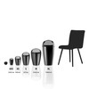Koziol Swing-Top Wastebasket DEL XS, spa turqoise