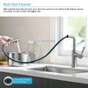 Crea Kitchen Faucets with Pull Down Sprayer, Bar Sink Faucet
