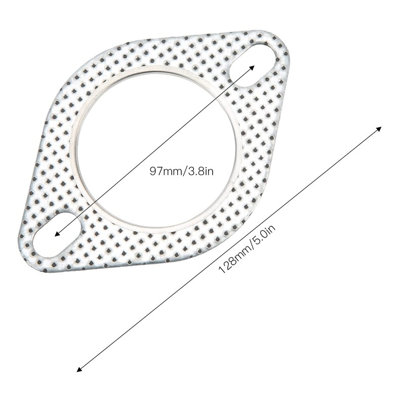 Down Pipe Gasket, Exhaust Gasket, Vibration-Resistant, High Temperature Resistant, 2
