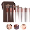 Set 13 Brochas De Maquillaje Profesional Juego De Brochas Color