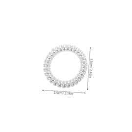 FOMIYES 20pcs High Elastic Spiral Hair Ties for Women No Crease Phone Cord Bands Damage Hair Bands for Multipurpose Ponytail Holders for Swimming and Gym Accessories