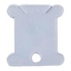Hyclam 50Pcs Plastic Floss Bobbins, Embroidery Thread Bobbins, 1.37x1.49in Thread